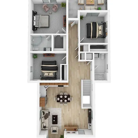 West Oakland 3Br2Ba Top Floor Flat Ideal For Bus